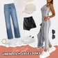 Lässiges 3-teiliges Set für Damen - Jacke, Tanktop und Hose