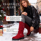 Lässige Damen-Wadenstiefel