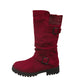 Lässige Damen-Wadenstiefel