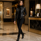 🧥 BESTSELLER – 50% RABATT! Damen-Moto-Jacke aus weichem Kunstleder – figurbetont & alltagstauglich