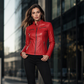 🧥 BESTSELLER – 50% RABATT! Damen-Moto-Jacke aus weichem Kunstleder – figurbetont & alltagstauglich