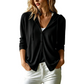 Weites Kapuzen-Cardigan mit Knopfleiste für Damen