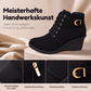 📢📢50% Rabatt!!! 🎉✨ Keilstiefeletten für Damen – Bequeme Keilabsätze, modisches Design und weiches Innenfutter – perfekt für einen stilvollen Auftritt an kühlen Tagen