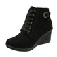 📢📢50% Rabatt!!! 🎉✨ Keilstiefeletten für Damen – Bequeme Keilabsätze, modisches Design und weiches Innenfutter – perfekt für einen stilvollen Auftritt an kühlen Tagen