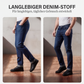 👖 50 % RABATT | Wärmendes Futter & bequemer gerader Schnitt – Herren Winter-Jeans