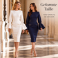 👗 50 % RABATT | Elegante Silhouette & raffinierte Ärmel – Damen Midi-Bleistiftkleid