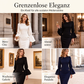 👗 50 % RABATT | Elegante Silhouette & raffinierte Ärmel – Damen Midi-Bleistiftkleid
