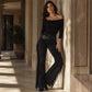👖 50 % RABATT | Markanter Western-Look & feminine Flare-Silhouette – Damen High-Waist Jeans mit Seitenfransen