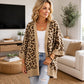 🎪 Neuheiten-Launch + 50% = doppelte Überraschung! Elegante Damen-Strickjacke mit Leopardenmuster