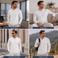 Herren-Freizeit-Henley-Langarmshirt