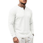 Herren-Freizeit-Henley-Langarmshirt