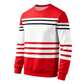 💞 Über 100.000 verkauft – der beliebteste Hit – jetzt zum halben Preis ！Gestreiftes Colorblock-Langarm-Sweatshirt für Herren