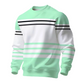 💞 Über 100.000 verkauft – der beliebteste Hit – jetzt zum halben Preis ！Gestreiftes Colorblock-Langarm-Sweatshirt für Herren