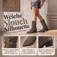 Damen-Stiefel mit spitzer Zehenpartie und Blockabsatz