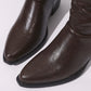 Damen-Stiefel mit spitzer Zehenpartie und Blockabsatz