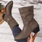 Damen-Stiefel mit spitzer Zehenpartie und Blockabsatz