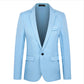 📢📢50% Rabatt!!! 🎉✨ Herren Slim Fit Blazer mit Knopfleiste & Revers