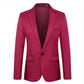 📢📢50% Rabatt!!! 🎉✨ Herren Slim Fit Blazer mit Knopfleiste & Revers