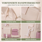Großvolumige Canvas-Tragetasche mit mehreren Taschen