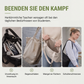 Großvolumige Canvas-Tragetasche mit mehreren Taschen