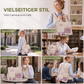 Großvolumige Canvas-Tragetasche mit mehreren Taschen