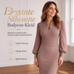 👗🔥 Jetzt im Trend – Elegantes figurbetontes Damenkleid mit V-Ausschnitt und Bischofsärmeln