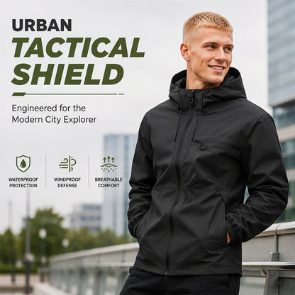 Wasserdichte Outdoor-Kapuzenjacke für Herren