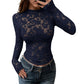 Elegante Langarm-Spitzenshirts für Damen