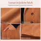 Lange geknöpfte Damenweste mit Taschen