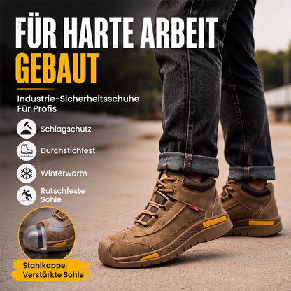 Sicherheitsschuhe für Herren mit Stahlkappe, sturzsicher