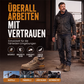 Sicherheitsschuhe für Herren mit Stahlkappe, sturzsicher