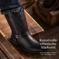 Westliche Cowboystiefel mit quadratischer Kappe für Herren