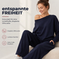 🔥 50% RABATT! ✨ 2-teiliges Damen-Set – Sweatshirt & Jogginghose, bequem & lässig für Alltag, Sport & Freizeit