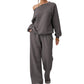 🔥 50% RABATT! ✨ 2-teiliges Damen-Set – Sweatshirt & Jogginghose, bequem & lässig für Alltag, Sport & Freizeit