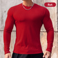 ⌛ Fast ausverkauft – Jetzt sichern💥 Einfarbiges Langarm-Basic-Pullover für Herren