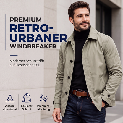 🔥 3.000 Stück in nur 2 Tagen vergriffen – jetzt neu aufgelegt! Wasserdichter mittellanger Trenchcoat für Herren 🚀 Kostenloser Versand