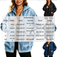 🔥 50% Rabatt | Lässiger Denim-Look mit mehr Layering-Freiheit – Damen Kapuzenjacke