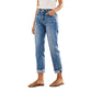 📢🎉50%Rabatt!!!🛍️✨Damen-Jeans mit geradem Bein und Destroy-Effekten im Casual-Stil