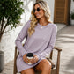 Langarm-T-Shirt-Kleid für Damen mit Taschen