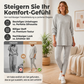 Geripptes Hoodie- und Hosen-Set für Damen