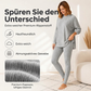 Geripptes Hoodie- und Hosen-Set für Damen