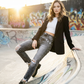 📢📢50%Rabatt!!!🎉✨Vintage-Jeans mit Rissen und geradem Bein für Damen