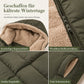 Wendbare, wattierte Slim-Fit-Mantel mit Kapuze