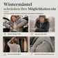 Wendbare, wattierte Slim-Fit-Mantel mit Kapuze