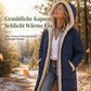 Wendbare, wattierte Slim-Fit-Mantel mit Kapuze