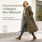 Wendbare, wattierte Slim-Fit-Mantel mit Kapuze