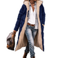 Wendbare, wattierte Slim-Fit-Mantel mit Kapuze