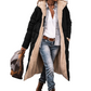 Wendbare, wattierte Slim-Fit-Mantel mit Kapuze