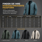 Herren-Winterjacke mit Fleecefutter und Wattierung