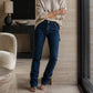 📢 Nur heute: 50% Rabatt🔥🔥 Damen Retro Bootcut Jeans mit hohem Stretchanteil